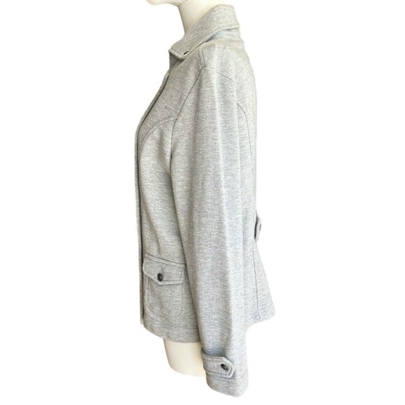 Vintage Talbots Petites Collared Button Up Long Sleeve Jacket Pockets Sz PM - Picture 3 of 13